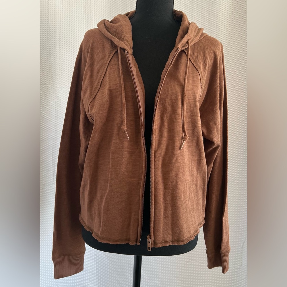 Victoria’s Secret Brown Zip Up Hoodie Size S